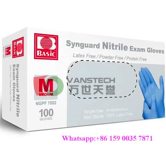 synguard nitrile exam gloves manufacturer